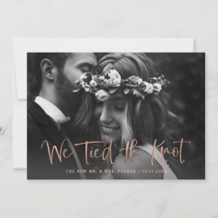 Anúncio Nós Amarramos o Nó Foto Casamento Civil Script Dou