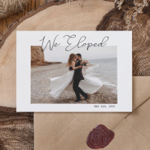 Nós Fugimos Casamento de Fuga de Foto com Roteiro 