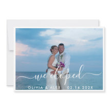 Nós Fugimos Casamento Personalizado Foto
