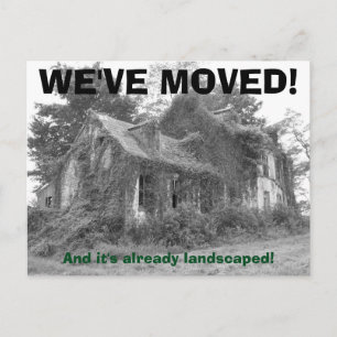 Anúncio Nós Mudamos Cartão Postal De Mudança De Endereço