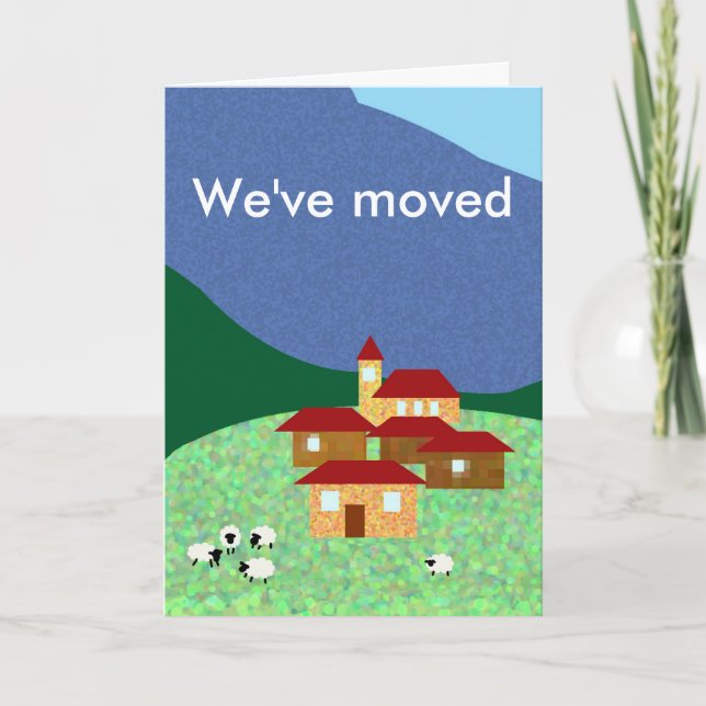 Anúncio Nos mudamos para pastos mais verdes (Frente)