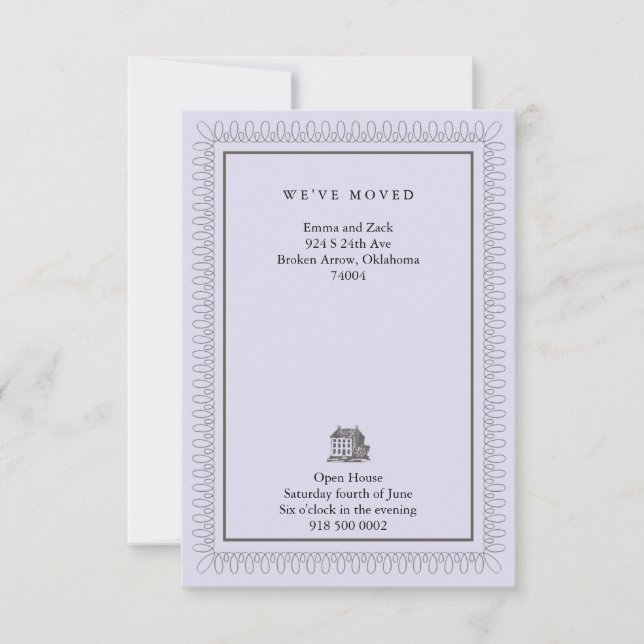 Anúncio Nós nos mudamos (Frente)