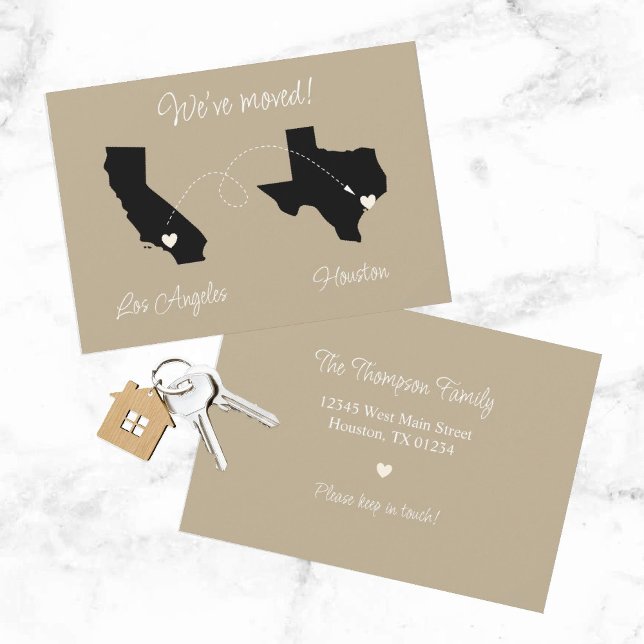 Anúncio Nós nos mudamos! De Estado para Estado (Criador carregado)