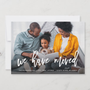 Anúncio Nós Nos Mudamos Fotografias e Blue Botanicals