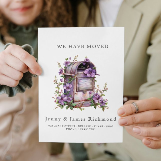 Anúncio Nós nos mudamos - Novo Endereço I Caixa de Correio (Criador carregado)