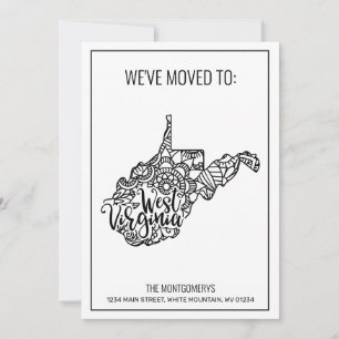Anúncio Nós nos mudamos para o estado de West Virginia Fl