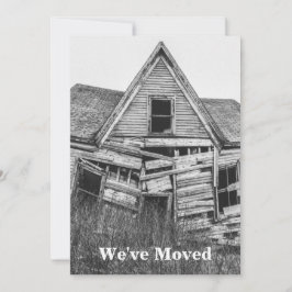 Anúncio Nós nos mudamos para uma casa velha e engraçada