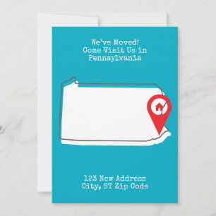 Anúncio Nós nos mudamos! Venha nos visitar na Pensilvânia