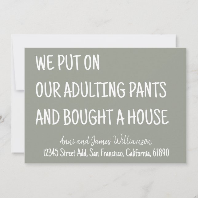 Anúncio Nós Vestimos Nossas Calças De Adultos E Compramos  (Frente)