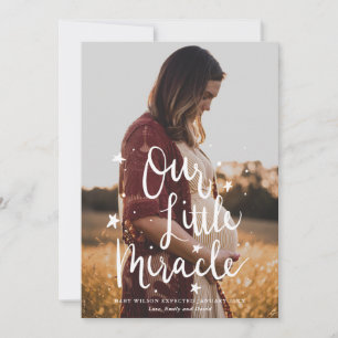 Anúncio Nossa Pequena Gravidez de Fotografia da Tipografia