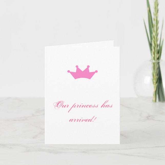 Anúncio Nossa princesa chegou! (Frente)