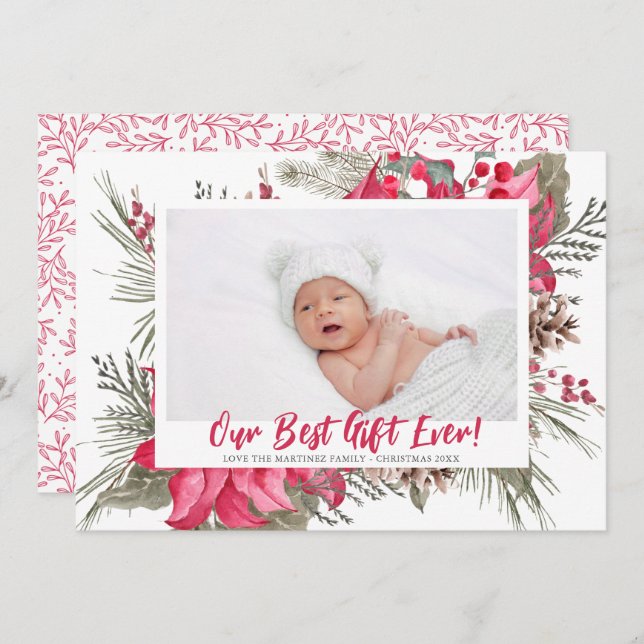 Anúncio Nosso melhor presente para o bebê (Frente/Verso)