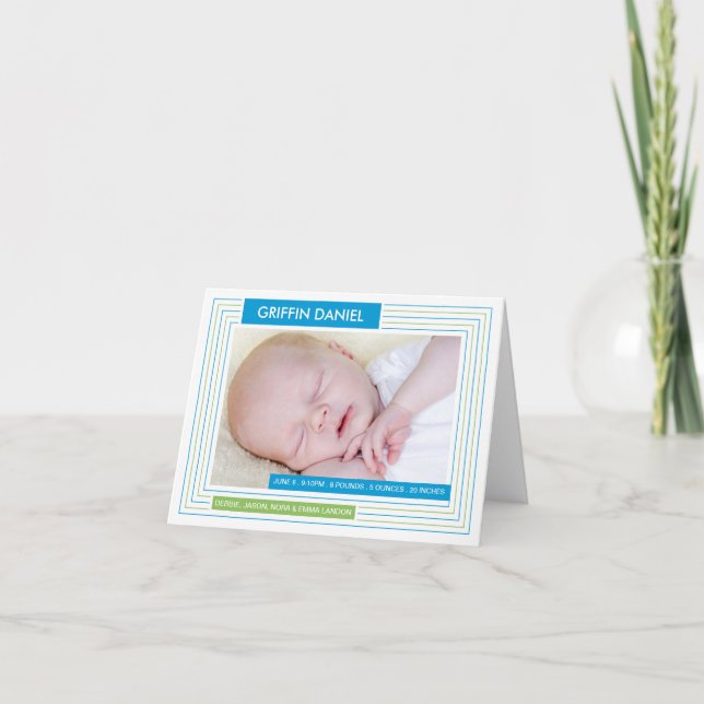 Anúncio Notecard da foto das listras B (Frente)