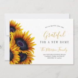 Anúncio Nova casa Ação de Graças mudança de endereço