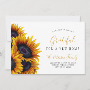 Anúncio Nova casa Ação de Graças mudança de endereço