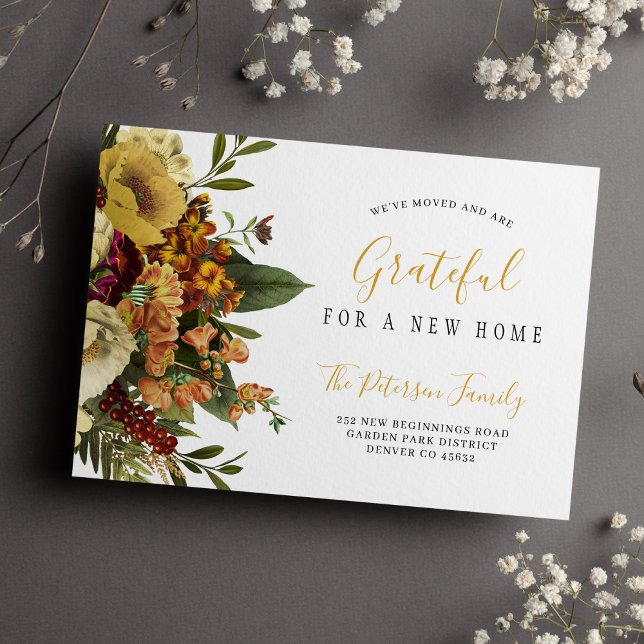 Anúncio Nova casa Dia de Ação de Graças (Criador carregado)