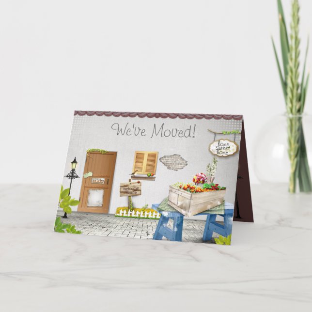 Anúncio Nova casa giratória Movemos uma nova placa de ende (Frente)