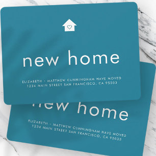 Anúncio Nova Casa Minimalista de Cor Brilhante Moderna