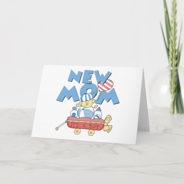 Anúncio Nova mãe é um Camiseta e presentes (Frente)