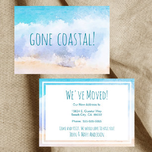 Anúncio Nova Onda Residencial Costeira em Beach Watercolor