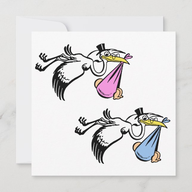 Anúncio Novas gêmeas bebês (Frente)