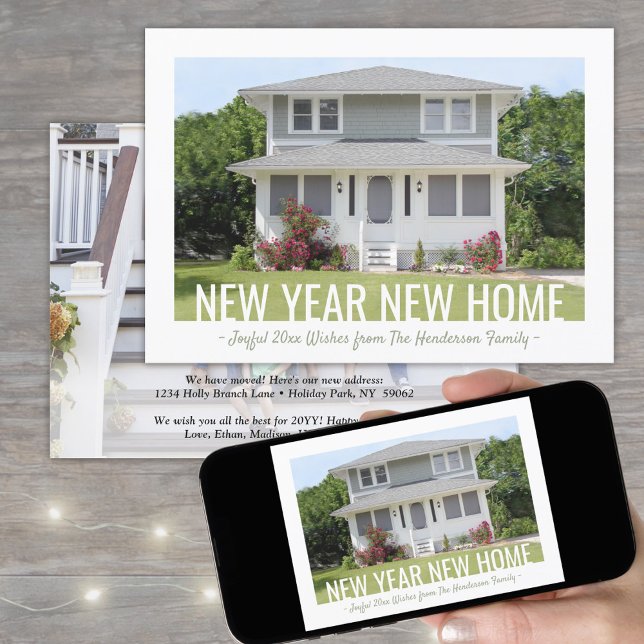 Anúncio Novo Ano de Movimentação Simples de Feriado de 2 F (Criador carregado)