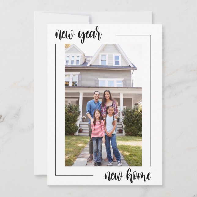 Anúncio Novo Ano Novo Alteração de Endereço Doméstico (Frente)