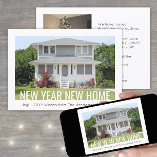 Anúncio Novo Ano Novo Home Modern 2 Feriado de Fotografia
