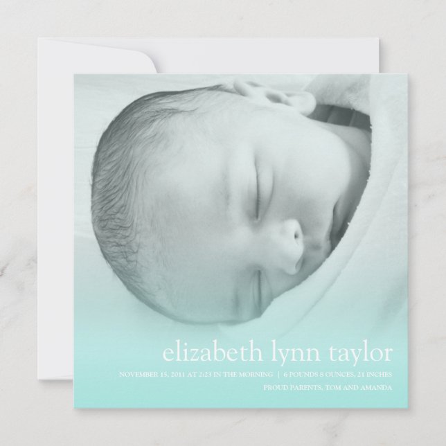 Anúncio Novo Bebê (Frente)