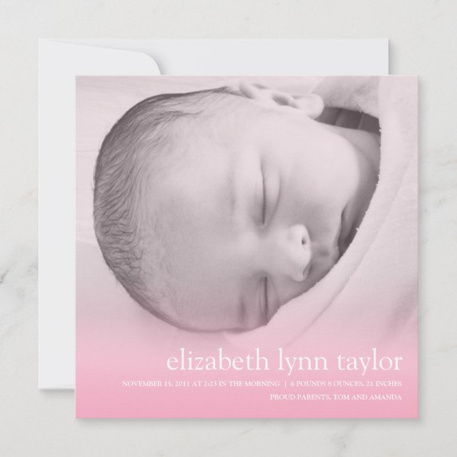 Anúncio Novo Bebê (Frente)