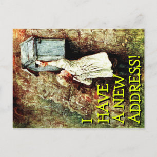 Anúncio Novo Cartão Postal de Mudança de Endereço