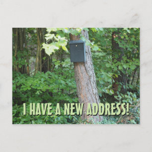 Anúncio Novo Cartão Postal de Mudança de Endereço