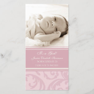 Anúncio novo do nascimento do bebê do modelo