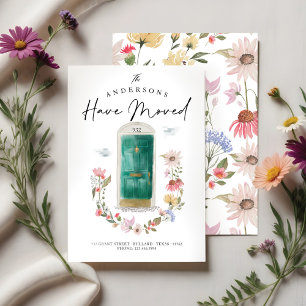 Anúncio Novo Emerald Watercolor Doce Wildflower Floral