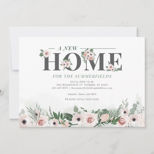 Anúncio Novo Endereço Botânico Movido Floral (Frente)