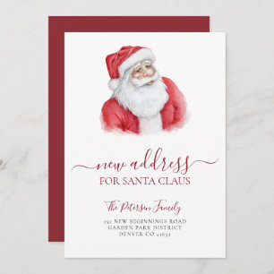 Anúncio Novo endereço de férias de Natal em movimento