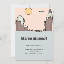 Anúncio Novo Endereço Moderno Bonito Grande Movimento