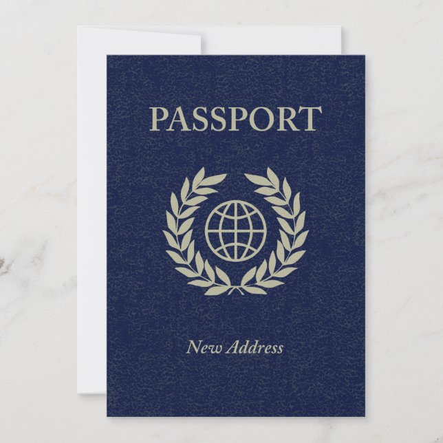 Anúncio novo endereço passaporte (Frente)
