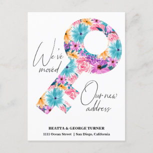 Anúncio Novo Endereço Residencial, Cartão Postal de Anúnci