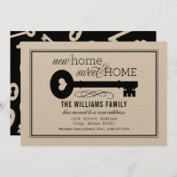 Novo Movimento da Chave Vintage Black Kraft Home S