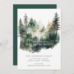 Anúncio Novo Pescoço da Floresta Novo Endereço