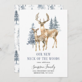 Anúncio Novo Pescoço Elegante do Inverno da Floresta em Mo