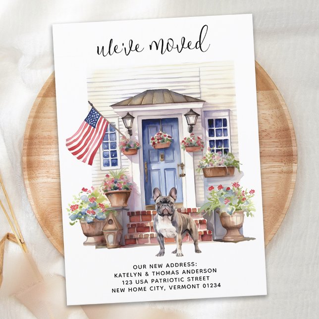 Anúncio O Cão-De-Pé Patriótico Personalizado Francês se Mo (Criador carregado)