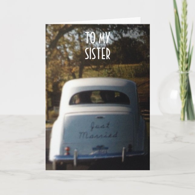 ANÚNCIO O CARRO DE CASAMENTO "RECEM CASADOS" PARA A MINHA  (Frente)