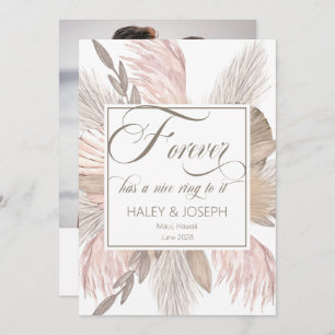 Anúncio O Forever Tem Um Bom Anel No Noivado De Fotografia