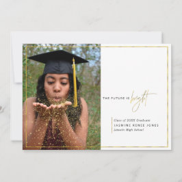 Anúncio O Futuro Mínimo É Graduação De Fotos Brilhante