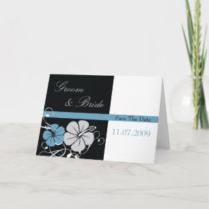 Anúncio O Hibiscus Azul e Preto Salva A Data
