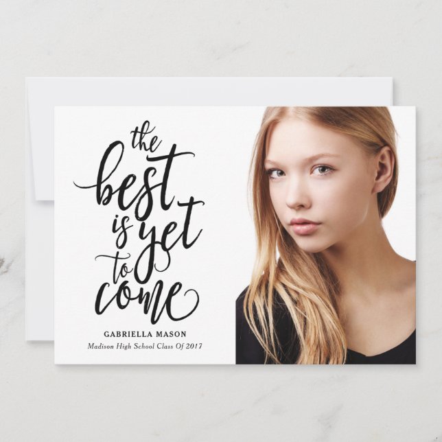 Anúncio O Melhor Ainda É Chegar À Graduação De Fotos (Frente)