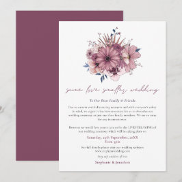 Anúncio O Mesmo Amor Casamento Menor Redução Flores Rosas