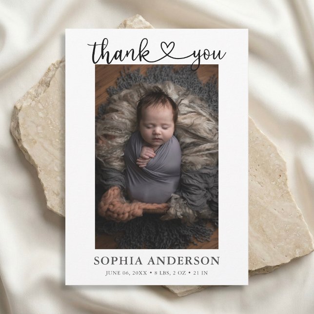 Anúncio Obrigado Foto de Script de Coração (Criador carregado)